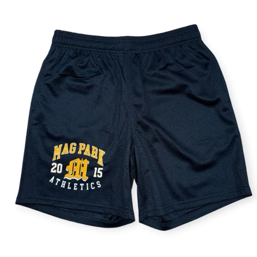 The Magnolia Park Mag Athletic Mesh Shorts Navy